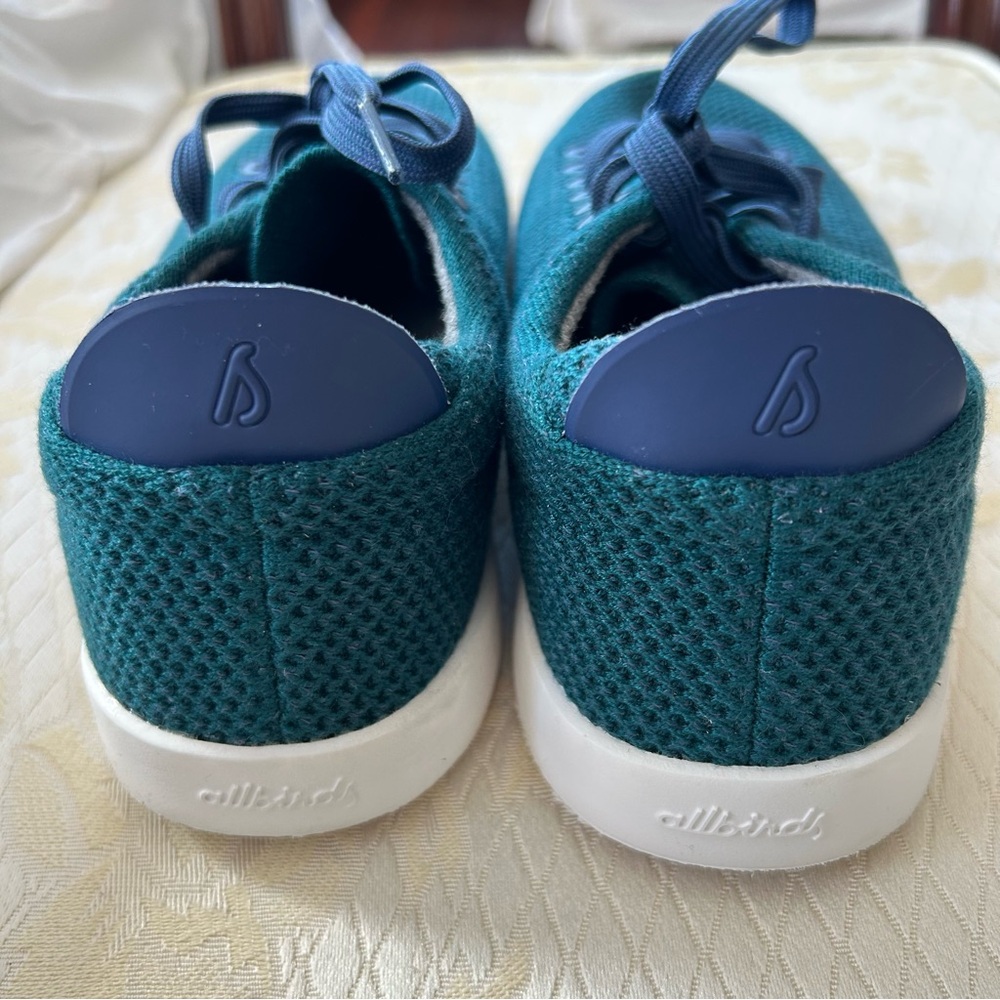 Allbirds Tree Piper Sneakers Womens 10 Teal Knit Washable Sustainable Shoes - Picture 7 of 9